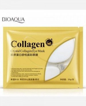 Коллагеновые патчи глаз BIOAQUA Crystal collagen 9046234