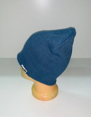 Топовая шапка синего цвета  №1718
