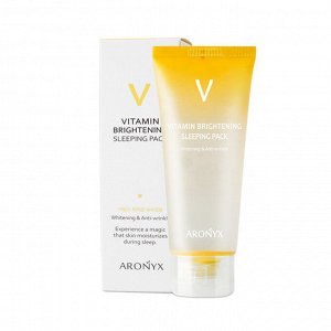 Aronyx Тонизирующая ночная маска с витамином С (100мл)