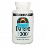 Source Naturals, Taurine, 1,000 mg, 120 Capsules