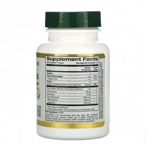 California Gold Nutrition, органическая спирулина, сертификат USDA, 500 мг, 60 таблеток