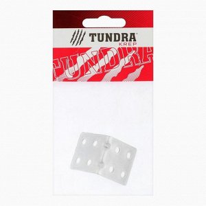 Уголок крепёжный TUNDRA, усиленный 32х32х30х1.8 мм, цинк, в упаковке 1 шт.
