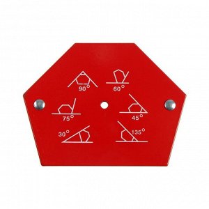Магнитный угольник для сварки TUNDRA, 30,45,60,75,90,135°, усилие на отрыв 23 кг