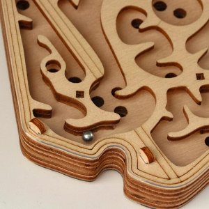 Деревянный конструктор-головоломка  "Мышка в сыре"