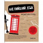 Тетрадь предметная 48л. ArtSpace &quot;Craft Book&quot; - Английский язык, ТВИН-лак