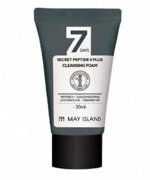 MAY ISLAND Пенка для умывания с пептидами  7 Days Secret Peptide 8 Plus Cleansing Foam