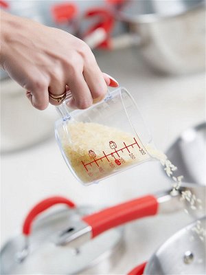Стакан мерный 0,3л ПРОЗРАЧНЫЙ