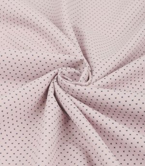 Рубашка твил принт РБ-73-1 пыльно-розовый