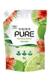 Средство PURE VIRGIN MOJITO для мытья посуды «Мохито» (концентрированное) 1 л МУ / 10