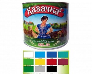 Эмаль МА-15 Престиж МА-15 КАЗАЧКА бирюзовая 0,9 кг (14/уп)