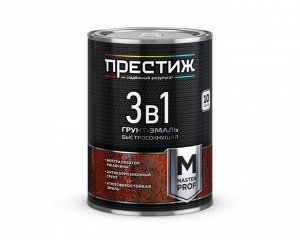 Грунт-эмаль ПРЕСТИЖ БЫСТРОСОХНУЩАЯ по ржавчине БЕЛАЯ