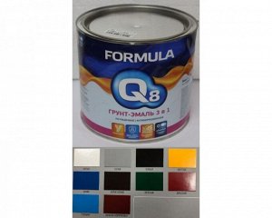 Грунт-эмаль Престиж по ржавчине FORMULA Q8 ПОЛУМАТОВАЯ КРАСНО-КОРИЧНЕВАЯ 10 кг