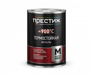 Эмаль Престиж ТЕРМОСТОЙКАЯ до 700?С, БЕЛАЯ, 0,4 кг