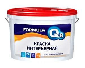 Краска Престиж FORMULA Q8 ВД интерьерная белоснежная полиакриловая 3 кг (4/уп)