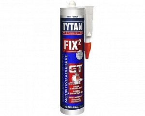 Герметик специальный Tytan Professional клей-герметик монтажный Fix2 GT прозр.290 мл.(12 шт/кор)