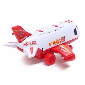 Парковка «Пожарный самолёт», световые и звуковые эффекты