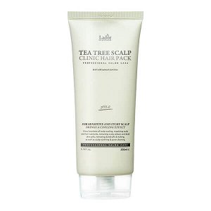 Очищающая маска для кожи головы 200мл  LADOR TEA TREE SCALP CLINIC HAIR PACK 200ml
