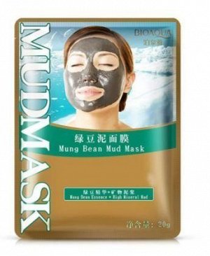 797069 Bioaqua Mung Bean Mud Mask Очищающая грязевая маска с бобами, 20г