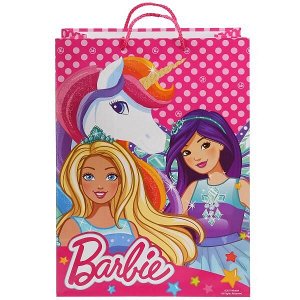 CLRBG-BRB-03-1 ПАКЕТ ПОДАРОЧНЫЙ "ИГРАЕМ ВМЕСТЕ" BARBIE 33Х46Х20СМ, БУМ., ГЛЯНЦЕВЫЙ В ПАК. УП-12ШТ в кор.6уп