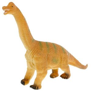 ZY639439-IC Игрушка пластизоль динозавр брахиозавр 31*9*26см, звук, хэнтэг Играем вместе в кор.2*36шт