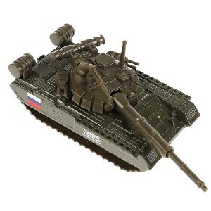 SB-16-19-T90-G-WB.19 Модель металл Танк T-90, размер 12см, инерц.механизм., подвиж. дет., в кор. Технопарк в кор.2*24шт