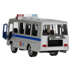 CT11-257-6WB Машина металл свет-звук ПАЗ 3205 14 см, дв., багаж., инерц., кор. Технопарк в кор.2*24шт