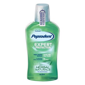 Опол-ль д/полости рта Pepsodent MOUTHWASH HERBAL NAT, 300 мл