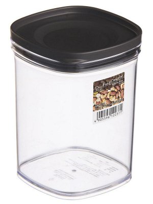 Банка для сыпучих продуктов 0,52л ЧЕРНЫЙ