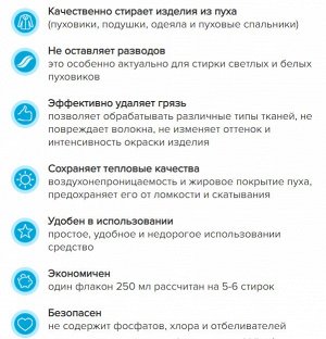 Средство для стирки пуховиков