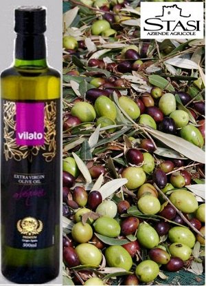 Масло оливковое Вилато 0,25л нерафинированное ст/б Испания (VILATO EXTRA VIRGIN OLIVE OIL)