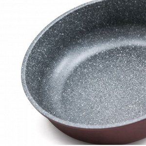 Сковорода Gochu Ecoramic 24 см ВОК с каменным Подходит для всех видов плит, включая индукционные