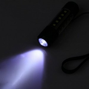 Фонарь аккумуляторный, 5 Вт, 3 Вт по бокам, 600 mAh, 3.7 В, 20 led,  5 реж, 8.6х2.2 см