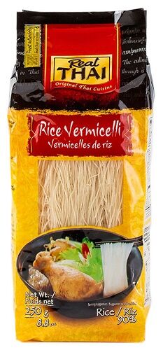 Вермишель рисовая Rice Vermicelli Real Thai 250 гр.
