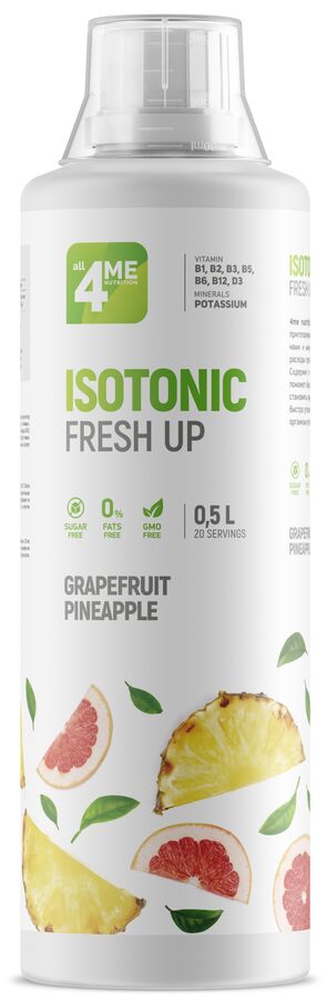 Изотоник со вкуом ананаса Isotonic Fresh up grapefruit pineapple 4ME Nutrition 500 мл.