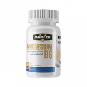 Магний В6 Magnesium B6 Maxler 120 таб.