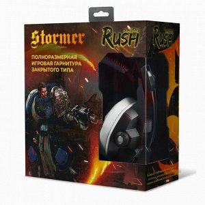 Компьютерная гарнитура Smart Buy SBHG-5100 RUSH STORMER игровая (black/red) (black/red)