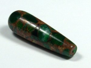 Кабошон под серьги, варисцит, 12*12*40мм.