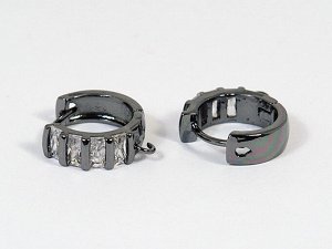 Швензы с замком конго 17*5мм черненые, 1пара