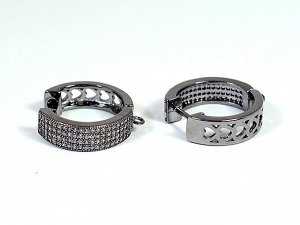 Швензы с замком конго 22*6мм золотистые, 1пара.