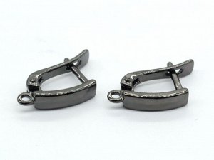Швензы с английским замком 15*3,5мм черные, 1пара