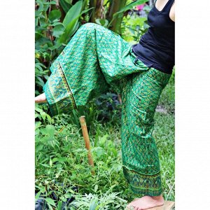 Юбка-брюки с запахом в тайском национальном стиле