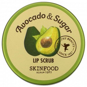Skinfood, Avocado &amp; Sugar Lip Scrub, 0.49 fl oz (14 g)