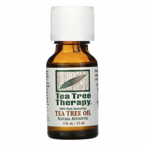 Tea Tree Therapy, Масло чайного дерева, 0,5 жидкой унции (15 мл)