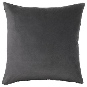 САНЕЛА Чехол на подушку, темно-серый50x50 см
