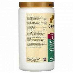 NaturVet, Glucosamine DS Plus, Moderate Care, Level 2, 240 Soft Chews, 1 lb 4 oz (576 g)