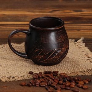 Чашка "Coffee", резная, 0.2 л