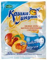 Хлопья Минутка персик/сливки 0,037 1/25/100.