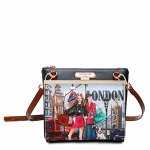WOW16025 FASHION WOW IT&#039;S LONDON PRINT кроссбоди