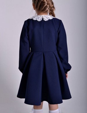 Школьное платье Милана Темно-синее