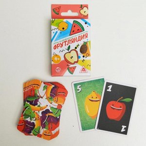 Настольная развивающая игра «Фрутляндия», 55 карт
